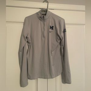 Womens Nike Dri-FIT U of M quarter zip